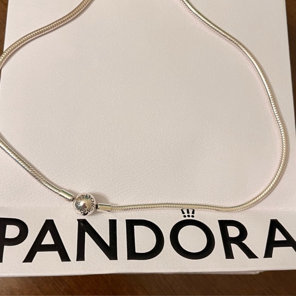 Iconic Pandora Snake Charm Necklace